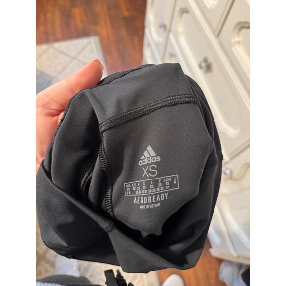Adidas Aero Ready Black Athletic Leggings Sz: XS - Picture 6 of 6